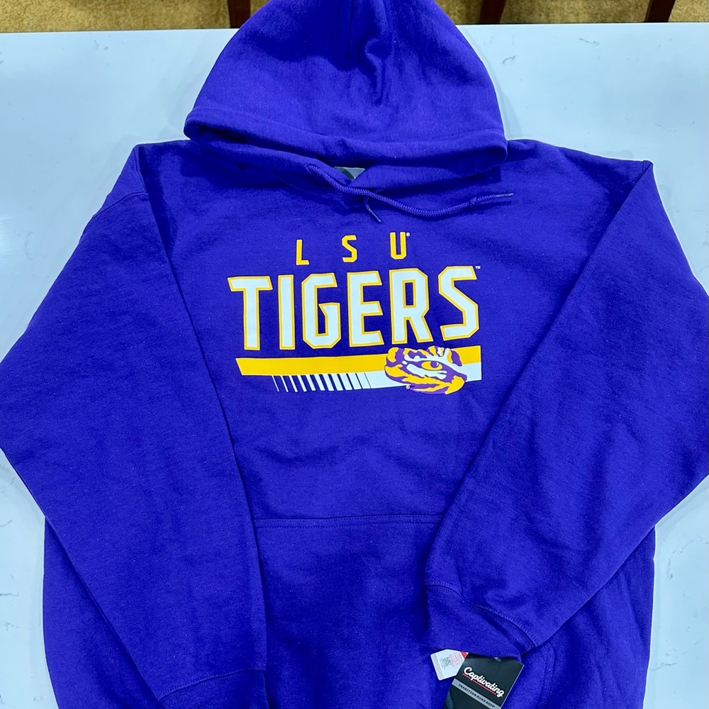 Captivating Purple LSU Tigers Men's Sweater